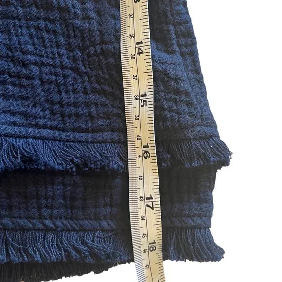 Cynthia Rowley Navy Fringe Shorts - Cotton - 2X - NWT - Picture 6 of 6